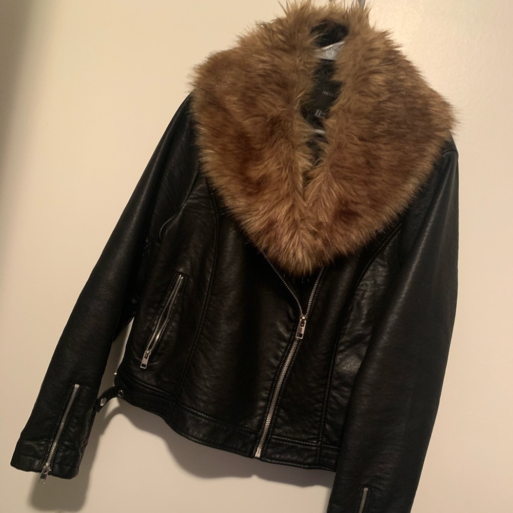 Faux Leather Jacket
